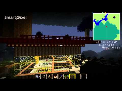 tree glitched out on minecraft and got super huge