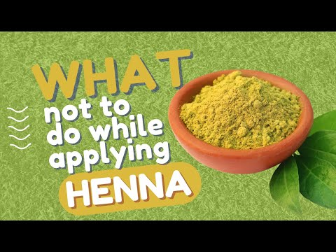 What not to do while applying henna – Best tips for beginner’s #hennahairdye  - hair blogger
