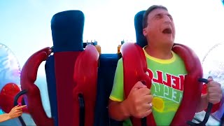 My kid flew off the roller coaster…