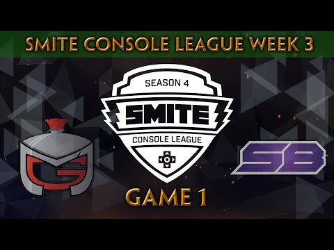 SMITE Console League S4 Spring Split NA Week 3 - My Guys vs. Strictly Business (Game 1)