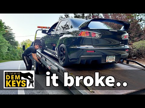 600hp Evo X Review Ends Up On Tow Truck || Gimmie Dem Keys