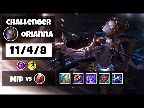Orianna vs Vladimir EU Challenger MID (11/4/8) - v11.8