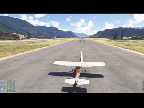 Bozen nach Innsbruck VFR, Carenado C182RG