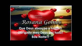 MENSAGEM DE BOA NOITE🌙 PRA VOCÊ ❤COM LINDO LOUVOR ❤ Rose Santos ❤ história de vitória ❤