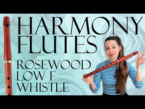 WOODEN LOW WHISTLE REVIEW - Rosewood Low F Whistle from Harmony Flutes