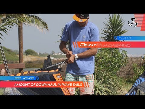 Amount of downhaul in a wave sail | Diony Guadagnino