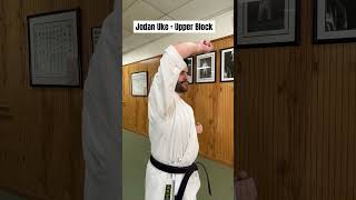 Learn to perform the basic upper block - JODAN UKE! Practice on your own or with a partner! #karate