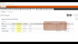 Manager Video  - Checking Time Off Balances in UltiPro