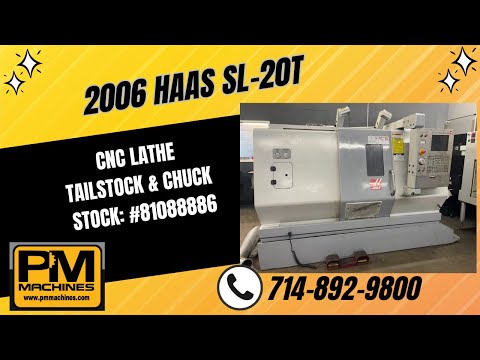 2006 HAAS SL-20T CNC Lathes | PM Machines (2)