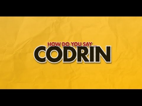 How do you say Codrin?