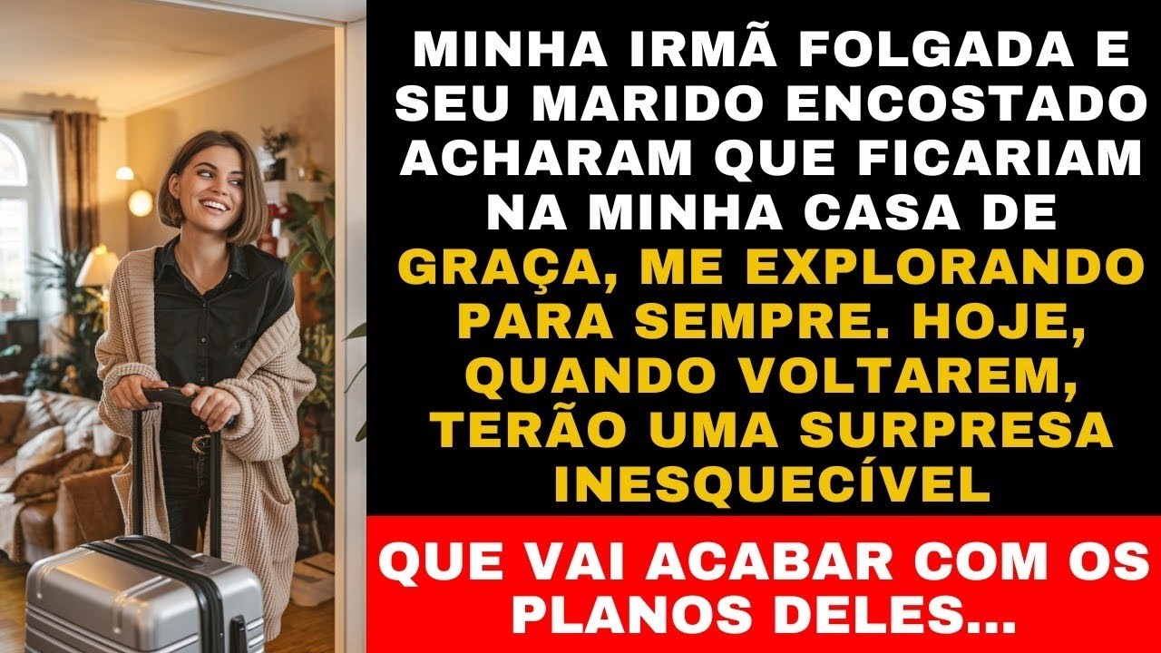 MINHA IRMÃ E O MARIDO ENCOSTADO ACHARAM QUE ME EXPLORARIAM, MAS PREPAREI UMA SURPRESA!