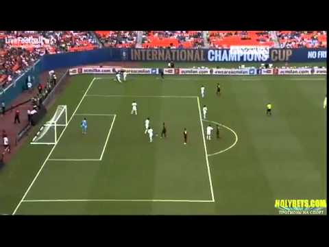 LA Galaxy vs AC Milan 0-1 - Mario Balotelli Goal -  International Champions Cup 2013 - 08/08/2013