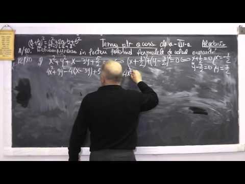 2/2 Lectia 879 - Formule de calcul prescurtat | Restrangerea binomului | Radicali - Tema Clasa 7