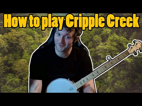 How to Play Cripple Creek For Absolute Beginners (Clawhammer Banjo)