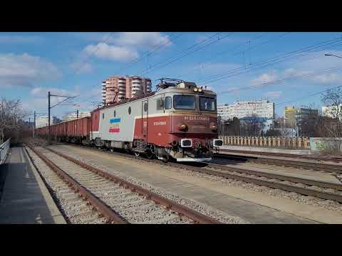 CFR Marfa ED 045 cu un marfar in Bucuresti Baneasa / 10.03.2022