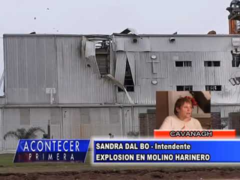 Cavanagh: Explosión en molino harinero