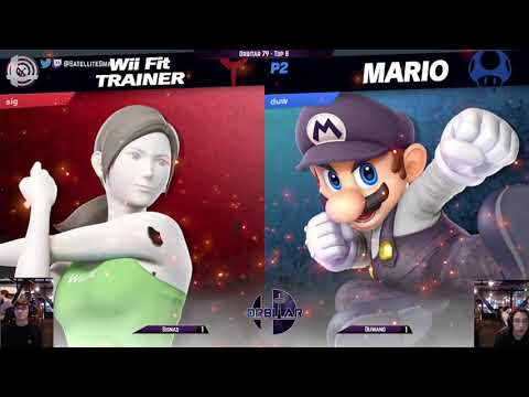 Signas (Wii Fit Trainer) vs. Duwang (Bowser, Mario) - Orbitar 79 - Losers Semis