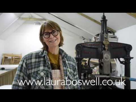 Reduction Lino with Laura Ep 20 , Printing Techniques: Fine Thin Inking onto Delicate Paper