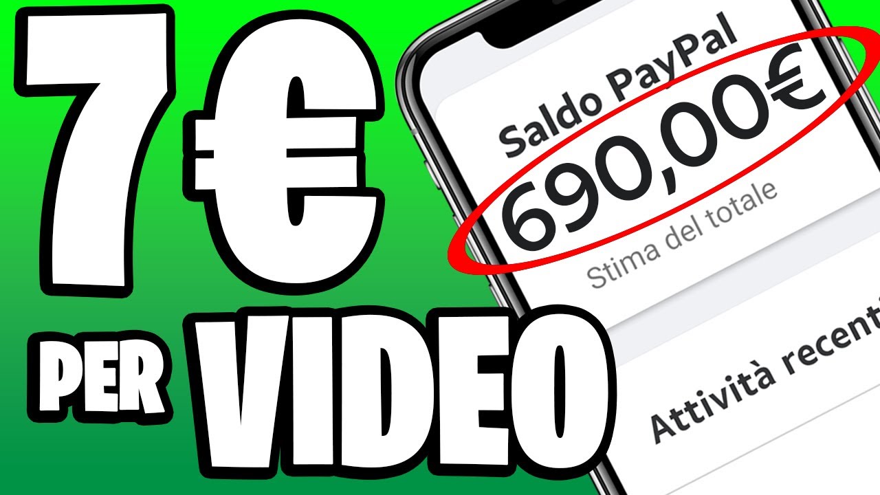 Come GUADAGNARE BUONI AMAZON e SOLDI CON PAYPAL GUARDANDO VIDEO su YOUTUBE