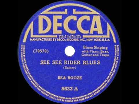 1943 HITS ARCHIVE: See See Rider Blues - Bea Booze (#1 R&B hit)