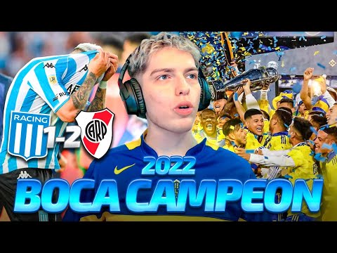 DAVOO XENEIZE REACCIONA A BOCA CAMPEON 2022 - LA PECHEADA DE RACING Y EL TITULO DE BOCA!