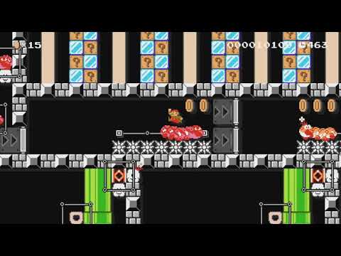 Wiggler park　ハナチャン　パーク by とまと - Super Mario Maker - No Commentary 1by