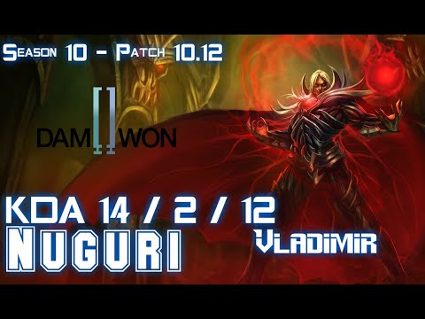 DWG Nuguri VLADIMIR vs JAYCE Top - Patch 10.12 KR Ranked