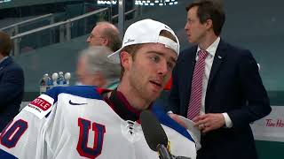 Хоккей Interview Spencer Knight — 2021 IIHF World Junior Championship