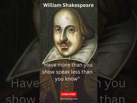 Shakespeare wisdom in a Nutshell #quotes #englishquotes #bestquotes #youtube #shorts #ytreels