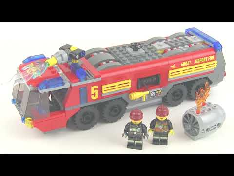 🔄 LEGO City 2014 Airport Fire Truck set Review! 60061 re upload