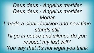 Axxis - Angel Of Death Lyrics