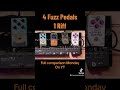 Fuzz pedal comparison #guitarpedals #ehx #fuzzpedal #zvex
