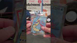 what will you do?🤔😮 #collectiblecards #pokemon