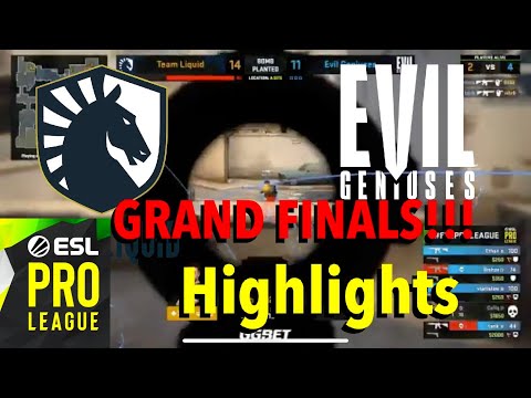 Team Liquid vs Evil Geniuses ESL Pro League Grand Final Highlights | CSGO
