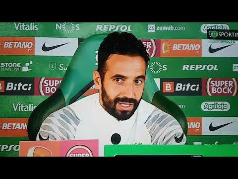 Declarações de RÚBEN AMORIM sobre RODRIGO RIBEIRO.