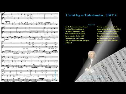 Christ lag in todesbanden. BWV 4.  Johann Sebastian Bach