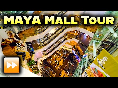 Visite o MAYA Shopping Mall da Tailândia em 6 minutos! | Atrações de Chiang Mai 2023 ช้อปปิ้ง