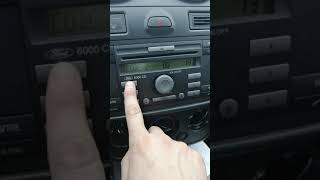 Ford Fiesta 2006 radio code