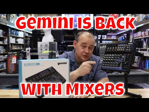 Обзор микшерного пульта Gemini GEM-12USB
