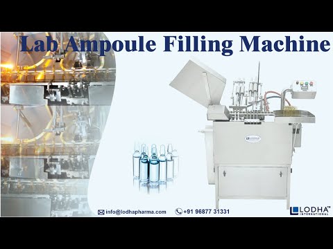 Pharmaceutical/Chemical Ampoule Filling Sealing Machine