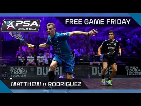 Squash: Free Game Friday - Matthew v Rodriguez - World Series Finals 2016