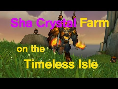 Farming Sha Crystals on the Timeless Isle with Yaungol