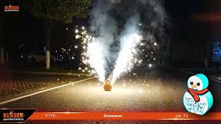 Světelná fontána Snowman od Klasek - F17S