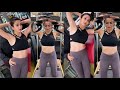 Kriti Kharbanda Hot Exercise Video
