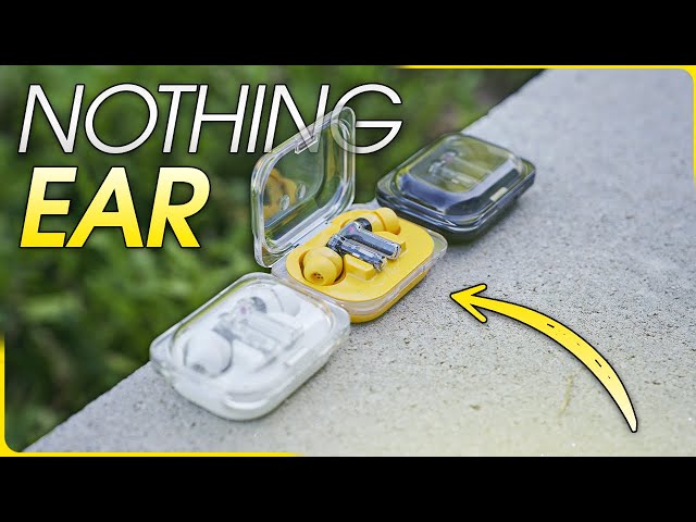 Vídeo relacionado con Nothing Ear (a) Auriculares inalambricos Bluetooth con Integración de ChatGPT, Cancelación de Ruido Activa, Algoritmo de Mejora de Graves y hasta 42,5 Horas de reproducción - Negro
