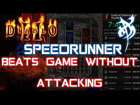 Speedrunner Beats Game Without Attacking - Diablo 2