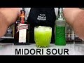 Midori Sour Cocktail Recipe + NEW VIDEO SETUP!!