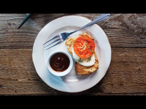 Caprese Grilled Boneless Chicken Thighs with Balsamic Marinade Recipe