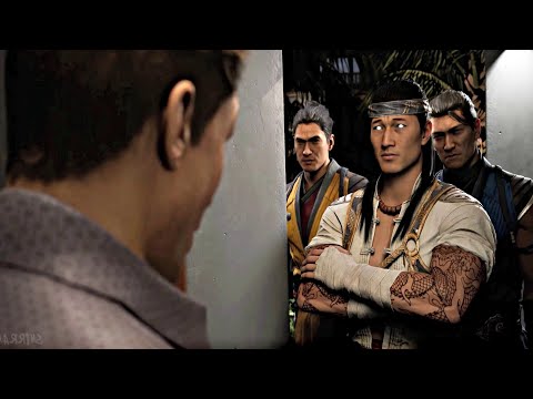 Johnny Cage Meets Everyone First Time Scene PS5 (MK1 2023) Mortal Kombat 1