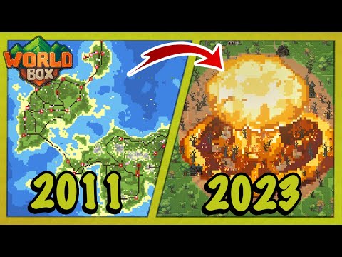 Evolution of WorldBox 2011 - 2023